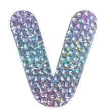 NlepkaBeans Alphabets Psmeno V (2"""" x 2"""" Balen 1 ks) Vystrien do tvaru Adhezivn zda - Deti Teens Dospel