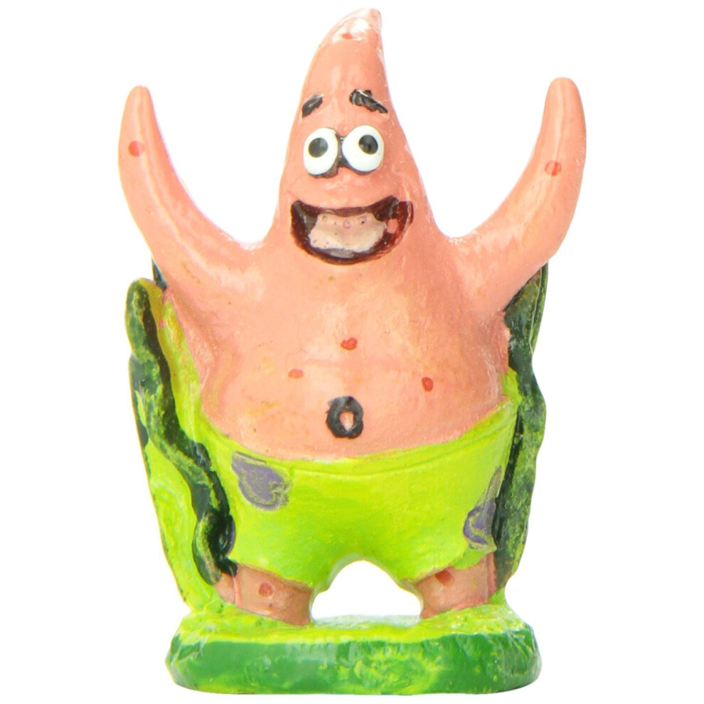 Penn-Plax Officially Licensed Spongebob Squarepants Aquarium Ornament - Patrick (Mini/Small Size) - Perfect for Freshwater and Saltwater Tanks
