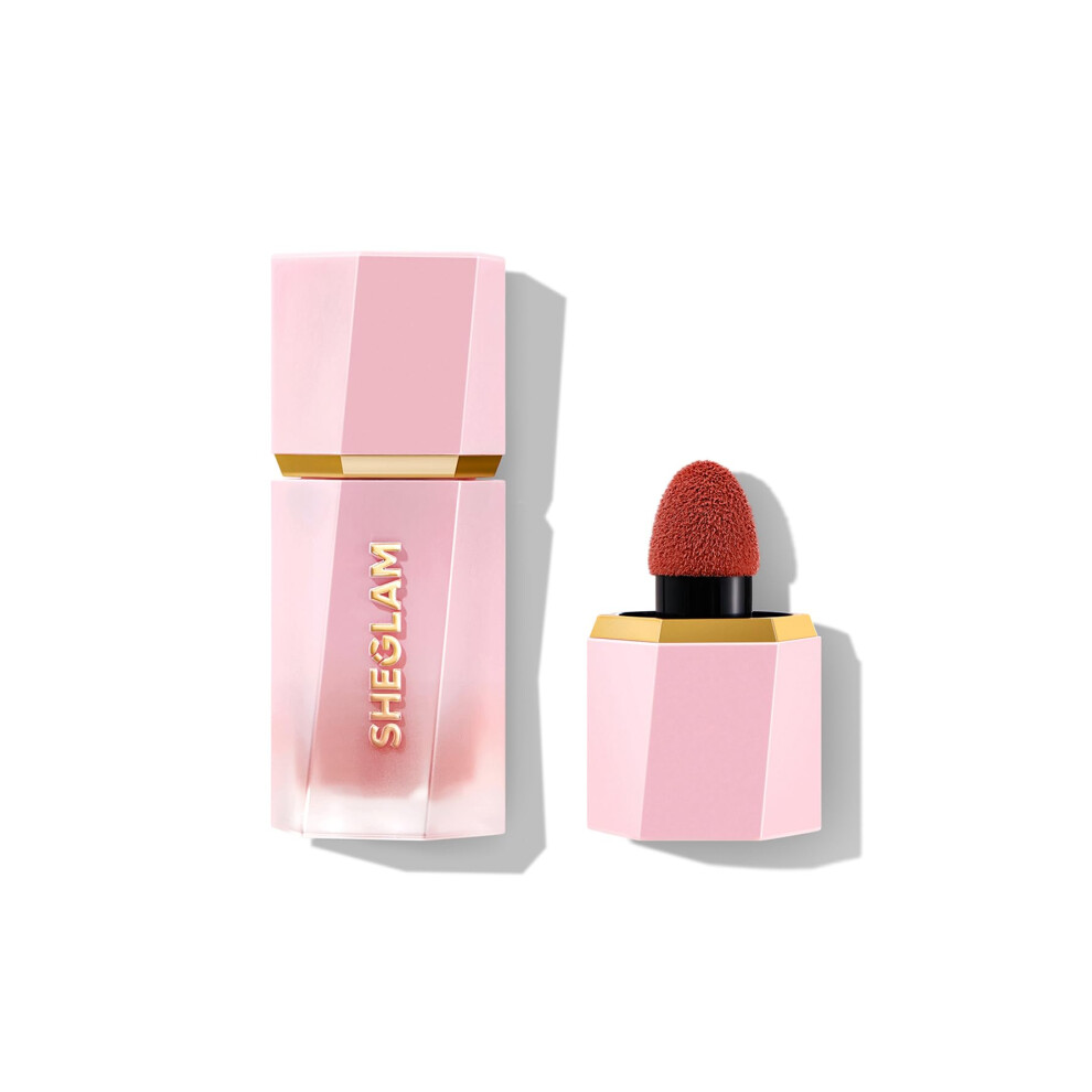 Sheglam Color Bloom Liquid Blush-Fine Carmine