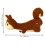 KONG KONG Scruffs Plush Assorted Dog Toy (Squirrel) 3