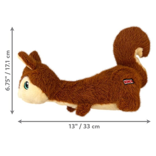 KONG KONG Scruffs Plush Assorted Dog Toy (Squirrel) 2