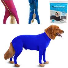Shed Defender Original Hunde-Einteiler fr den Fellwechsel von Hunden, gesehen in Shark Tank, leicht, atmungsaktiv, Bodysuit fr Hunde, Erholun