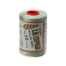 Espiga Nr. 18  100 % Nylon-Omega-Schnur zum Stricken und Hkeln  50 Nebelgrn