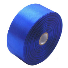 SWTOOL 3,8 cm einseitiges Satinband, 45,7 m Rolle fr Geschenkpapier, Nhprojekte, Bastelprojekte, DIY-Schleife, Hochzeitsdekoration (Saphirblau)