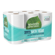 Sptima generacin SEV 13733 2 capas 100% Papel higinico estndar reciclado blanco