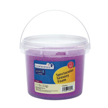 Excellerations Spectacular Sensory Foam Purple, 1.1 lb (500 g) SFOAMPU | Mess-Free Kinetic Foam for Tactile Play