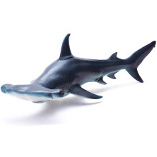 Gemini & Genius Hammerhead Shark til b?rn Sv?mmebassin Strandbadeleget?j Bl?dt gummi Realistisk Havdyrhaj Marinedyrsverden Citronhaj Actionfigur