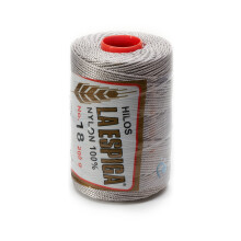 Espiga Nr. 18  100 % Nylon-Omega-Schnur zum Stricken und Hkeln  30 Silber
