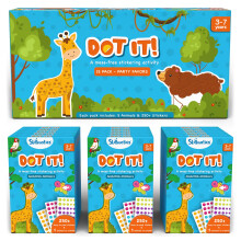 Skillmatics Party Favors (pakke med 15) - Dot It Animals Gaver til klassev?relser No Mess Sticker Art for Kids Goodie Bags DIY-aktivitet til sm?b
