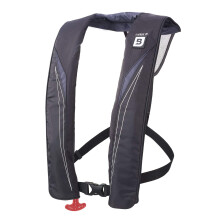 Gear Bluestorm Cirrus26 Jackets salvavidas PFD inflables (Black Apex) para adultos | Se aprob el chaleco automtico de vida automtica de la Guardia