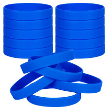 LVNRIDS 50 STK Silikonearmb?nd Armb?nd til b?rn Sportsgummi Elastisk armb?nd Armb?nd til festpynt Favorits?t Pakke bl?