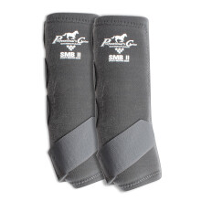 Botas de perna SMBII para equinos Choice da Professional | Vendido em pares | Carvo | Grande