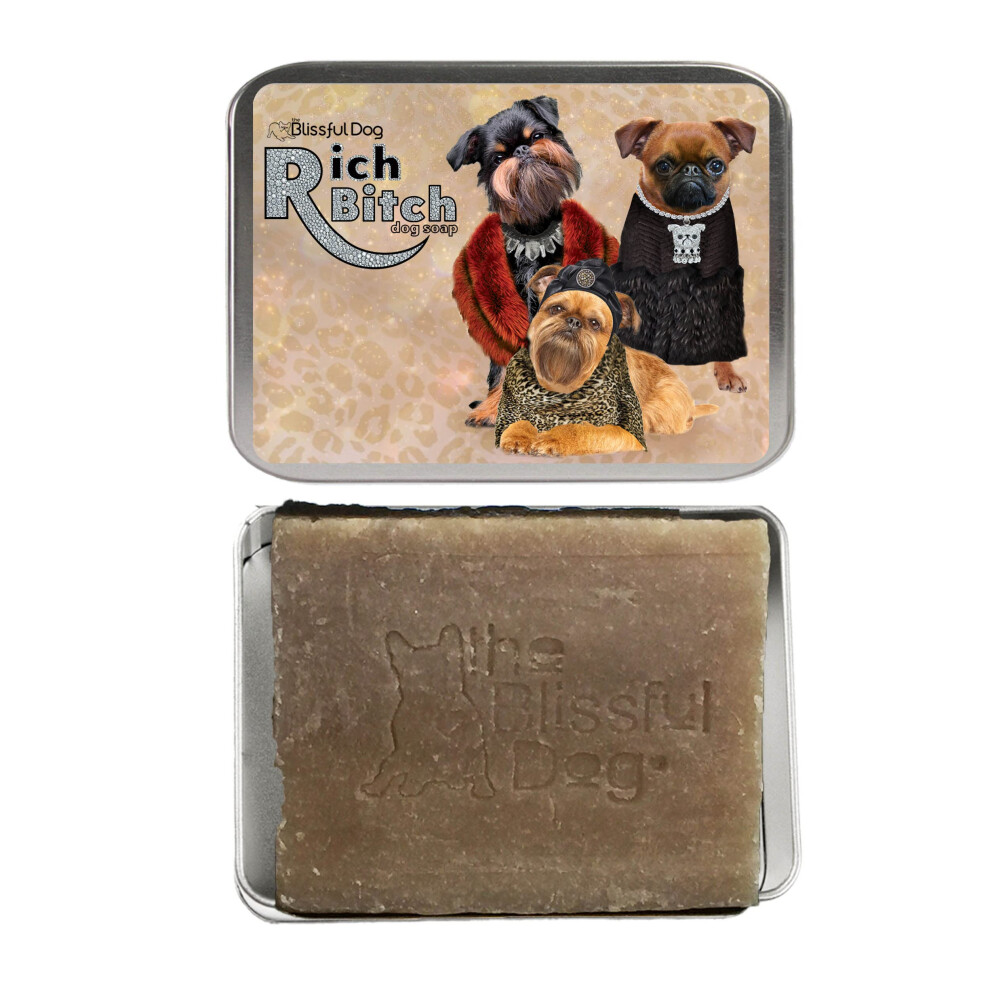 The Blissful Dog SOAP-RB-GRIFF Rich Bitch Brussels Griffon Luxus-Hundeseife-image