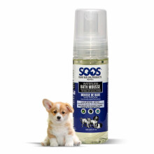 SOOS k?ledyr, vandfri bademousse til hunde og katte | Naturlige D?dehavsmineraler | Renser snavsede poter Giver glathed Glansstyrke Tykkelse - 16