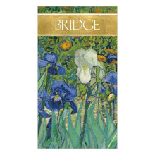 Bloco de pontuao da ponte Caspari Van Gogh Irises