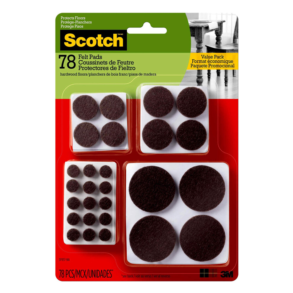 Scotch 3M Company Sp857-Nafelt Pad Combo3m Company Sp857-Na Adheres Effortlessly Brown