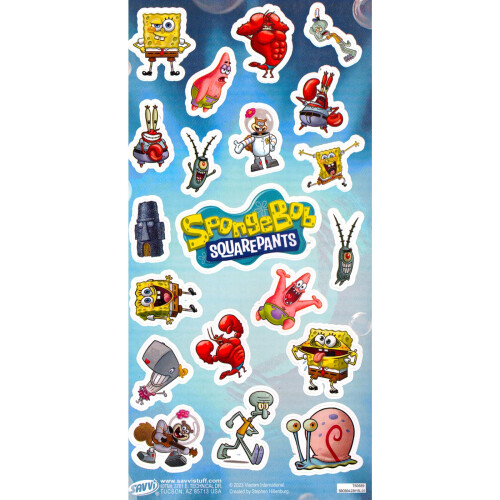 Nickelodeon Nickelodeon SpongeBob Memory Spiel - Lernspiel mit Memory, Stickern & Türanhänger 1