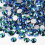 Yantuo SS16 Cristal Verde Escuro AB Strass Flatback 1