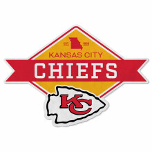 Rico Industries NFL Kansas City Chiefs Diamond Shape Cut Pennant - Woon- en Kamerdecoratie