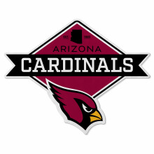 Rico Industries NFL Arizona Cardinals Diamond Shape Cut Pennant - Woonkamer Decor - Zacht Vilt