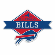 Rico Industries NFL Buffalo Bills Diamantvormige Pennant - Woonkamer Decor - Zachte Vilt EZ om Op te Hangen