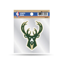 RICO INDUSTRIES NBA MILWAUKEE BUCKS Primair logo 4x4 Decal Team Kleurgrootte van het individuele sticker varieert 3,5 x 4,5- """"