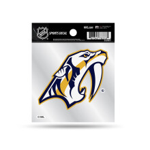 NHL Rico Industries Nashville Predators 4 """" X4 """" Small Style Decal