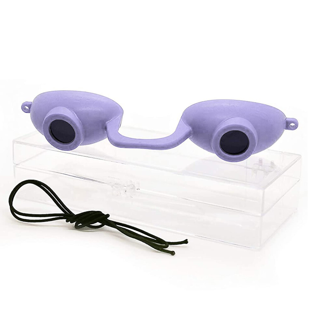 Super Sunnies EVO Flex Tanning Goggles - FDA Compliant Tanning Glasses - UV Tanning Bed Goggles For Tanning Eye Protection - Allows Visibility - With