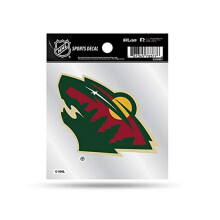 NHL Rico Industries Minnesota Wild 4 """" X4 """" Small Style Decal