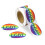 250 soikea LGBT Rainbow Stripe -tarra 1