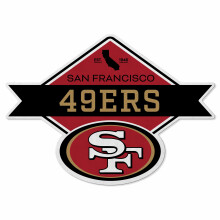 Rico Industries NFL San Francisco 49ers Diamond Shape Cut Pennant - Woon- en woonkamerdecoratie
