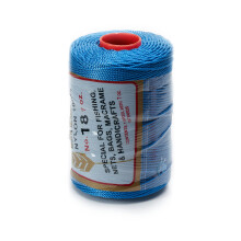 Espiga Nr. 18     100 % Nylon Omega String Kordel zum Stricken und H   keln     29 Azurblau