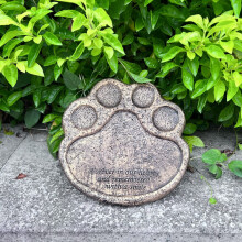 Garden Stepping Stone Paw of Dog Cat Pet Memorial Stones perdita del regalo per animali