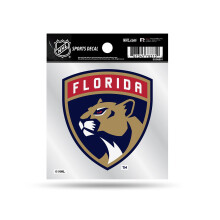 NHL Rico Industries Florida Panthers 4 """" X4 """" Small Style Decal