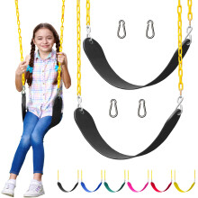 Jungle Gym Kingdom Schaukeln fr Outdoor-Schaukelset  2er-Pack Schaukelsitz-Ersatzsets mit robusten Ketten  Hinterhofschaukel-Spielplatzzubehr fr
