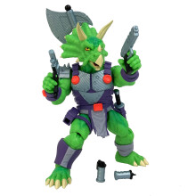 Boss Fight Studio Saurozoic Warrior Triax Skiver Futuristic, Armored Dinosaur Hero - Highly Articulated, Posable Collectible Action Figure with Full R