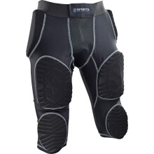 Cinta de futebol integrada Sports Unlimited para adultos com 7 almofadas - Almofadas flexveis para as coxas