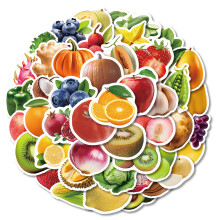 Kigibo Food Stickers pro deti 110ks Ovoce Zelenina Realistick samolepky Ucitel Studentsk samolepky pro tematick aktivity ve trde (Ovoce Zelenina