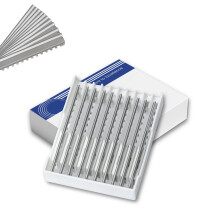 XE 10 Pcs Stainless Steel Hair Styling Feather Razor Edges for Barber Use - Ideal Texturizing Edges for Thinning Razor