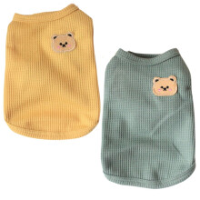 Hundeshirt aus Baumwolle, leicht, fr den Sommer, weich, atmungsaktiv, dehnbar, fr Katzen und Hunde, rmellose Weste, Hundebekleidung fr mittel