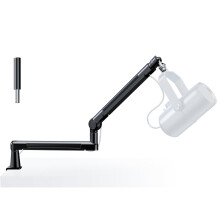 TODI Microfoonstandaard Bureau, Laag/Hoge Profiel Microfoonarm Draagkracht 4.5LBS met Verlengstuk