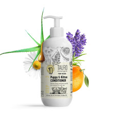 Tauro ProLine Pure Nature Delikat Puppy Sulfate Parabens SLS Free Natural Composition Gentle Puppy Conditioner med teriske olier Velegnet til ka