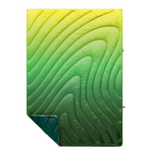 Rumpl Original Puffy Blanket: manta de campamento clida hinchada 100% aislamiento de polister reciclado liviable empacable manta resistente al agua