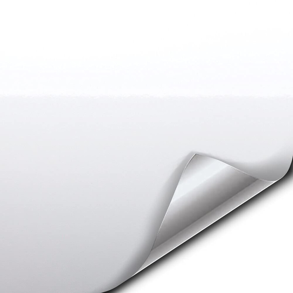 3M 1080 Gloss Vinyl Wrap Roll (1/2Ft X 5Ft) White