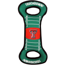 Lemmikkieläimet Ensimmäinen NCAA Football Field Dog -lelu vinkujalla. - Texas TECH RED Raiders - hinaajaan ja hakuun. - Luja ja kestävä PET-lelu