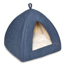 Pet Tent-Soft Bed for Dog and Cat by Best Pet Supplies - Navy 19"""" x 19"""" x H:19""""