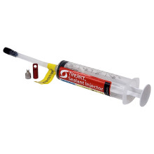 TireJect Tire Sealant Injector - Slangls ttningsmedelsinjektor sprutapplikator Presta & Schrader kompatibel - Enkel montering av dckttningsme