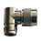 Vinklet antenneadapter N-stik/N-fatning 1