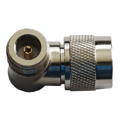 Vinklet antenneadapter N-stik/N-fatning 2
