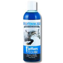Jeffers Equine Verhelderend Blauw Shampoo voor Paarden, 32 oz - Verbeterde Witmaking & Vlekverwijderaar, Kokosolie